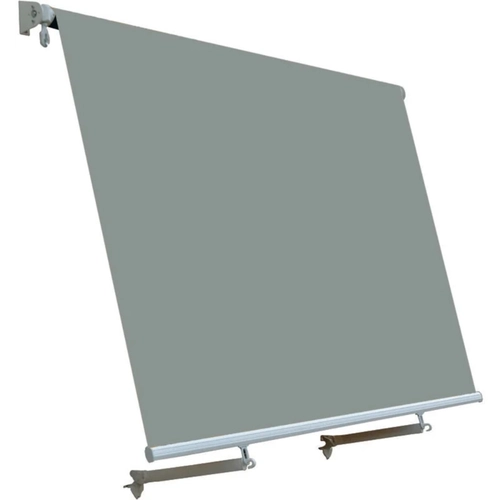 Tenda da sole a rullo, 300x245 cm, grigio a tinta unita BRI1389595