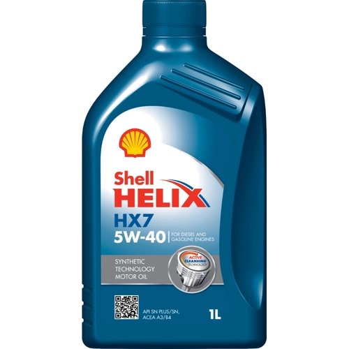 Olio motore SHELL HELIX HX7 SN+A3B4, 1 L BRI1389937