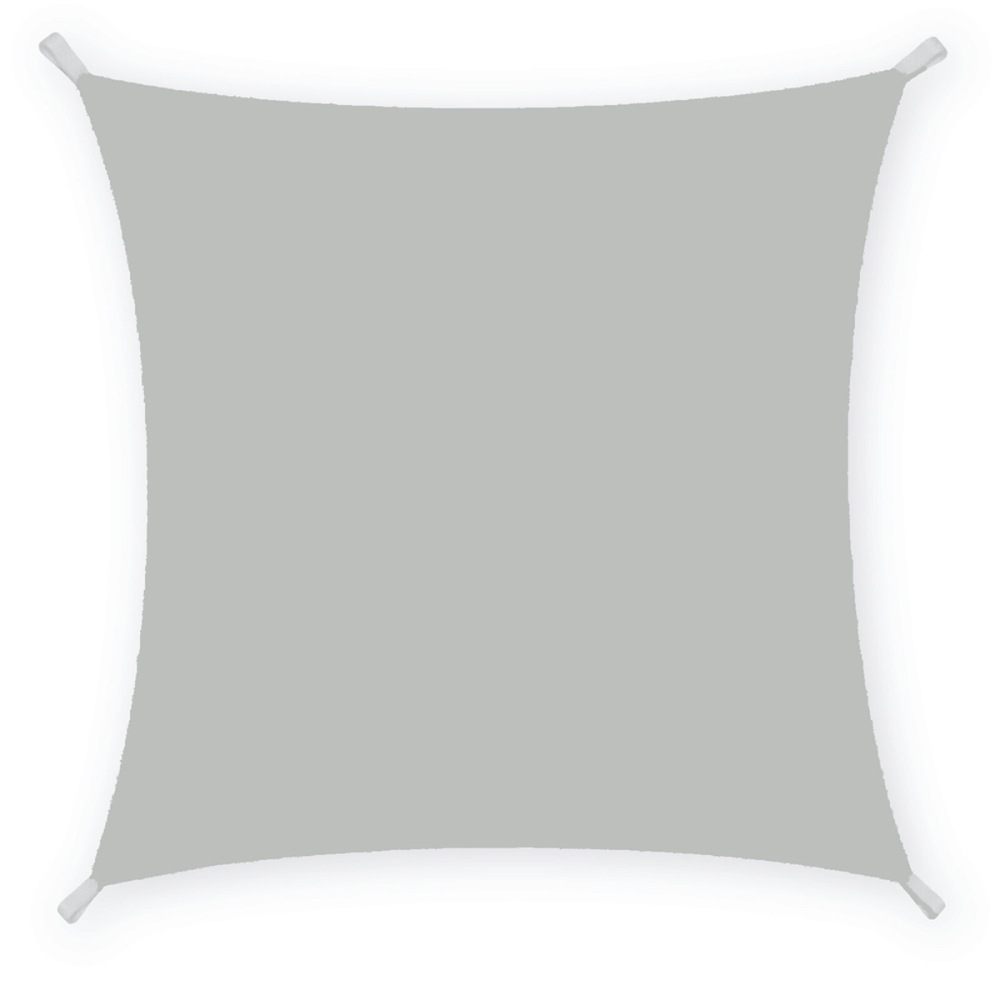 GARDEN friend Vela ombreggiante quadrata, L300 x H300 cm, cenere