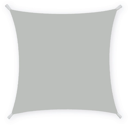Vela ombreggiante quadrata, L300 x H300 cm, cenere BRI1390122
