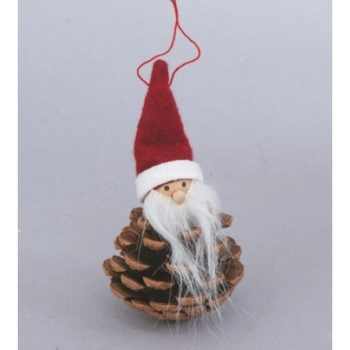 Pigna legno, bianco, rosso BRI1390980