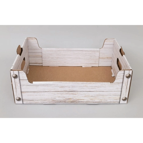 Cesto colore bianco legno BRI1390989