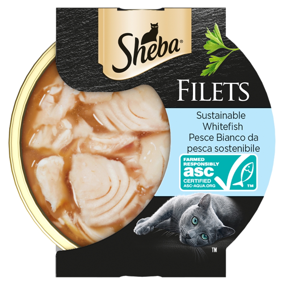 Sheba Sheba Filets Pesce Bianco da pesca sostenibile 60 g