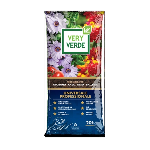 Terriccio universale professionale VERY VERDE per tutti i tipi di piante BRI1391859