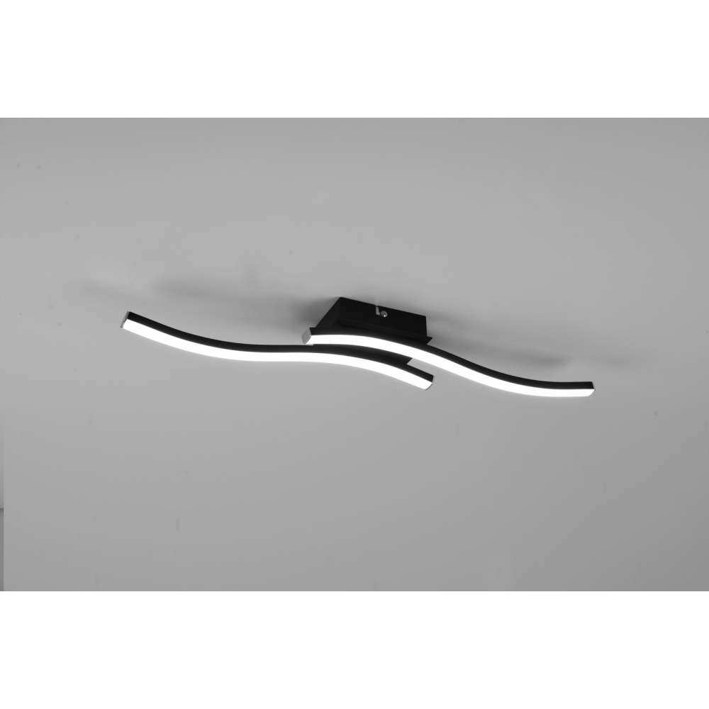 TRIO ROUTE PLAFONIERA LED 2 BACCHETTE ON