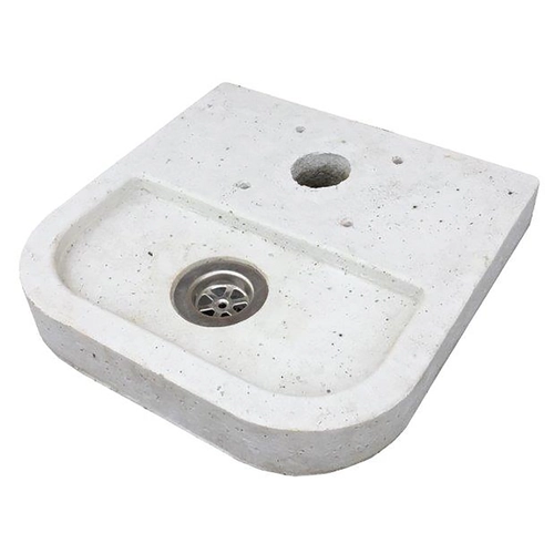 Base squadrata per fontana alluminio nat BRI1395164