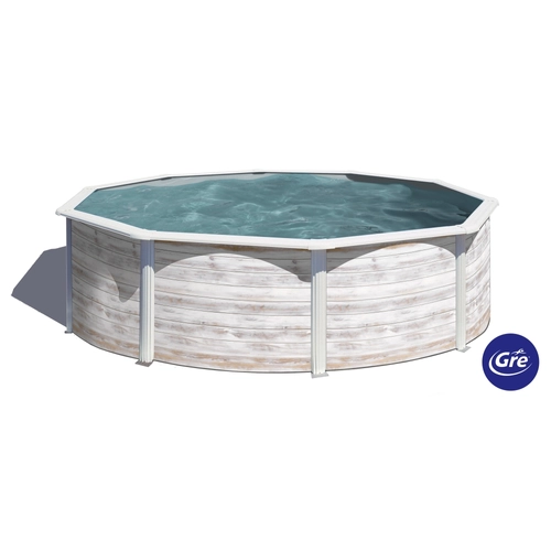 KIT PISCINA TONDA decorazione nordic Oe 350 h 120 BRI1397251