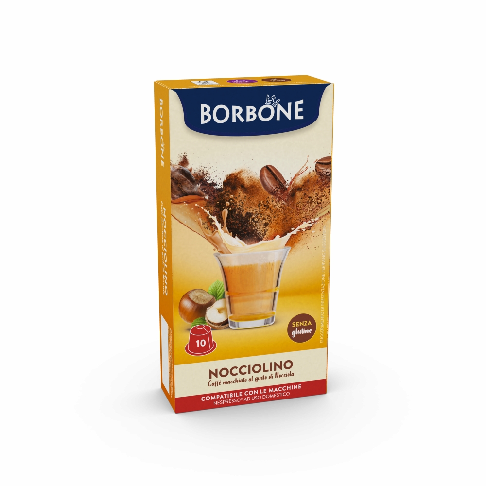Borbone  BORBONE CAPSULE COMP.NESPRESSO NOCCIOLINO 10PZ