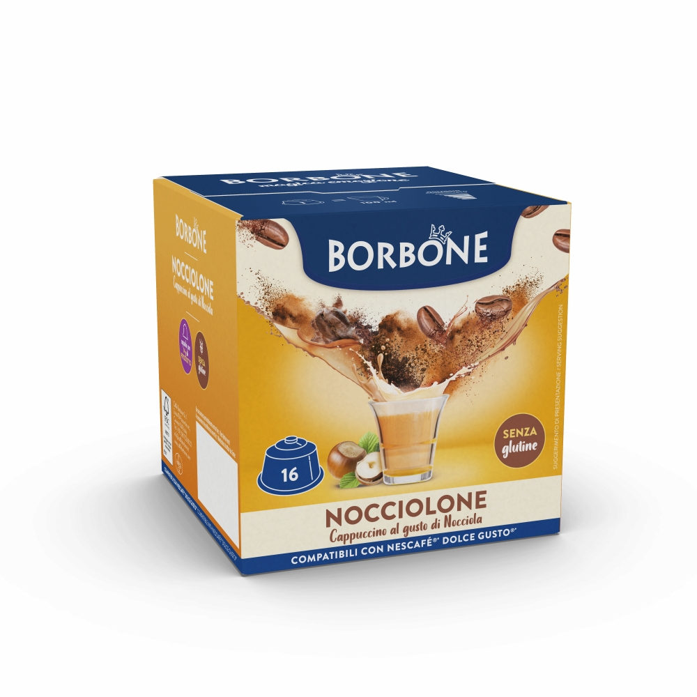 Borbone  BORBONE COMPATIBILI DOLCE GUSTO 16PZ NOCCIOLONE