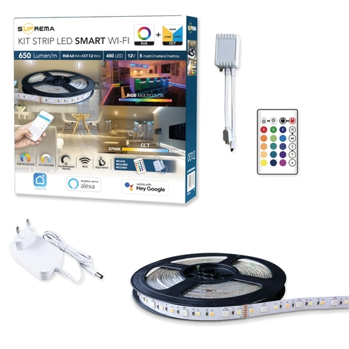 Striscia LED Smart, luce multicolor (RGB), 36 W BRI1409317