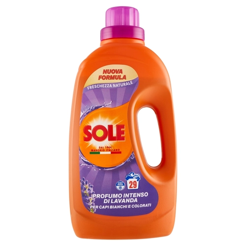 Sole Detersivo lavatrice Freschezza Naturale Lavanda 29 lavaggi 1,305 L BRI1415724