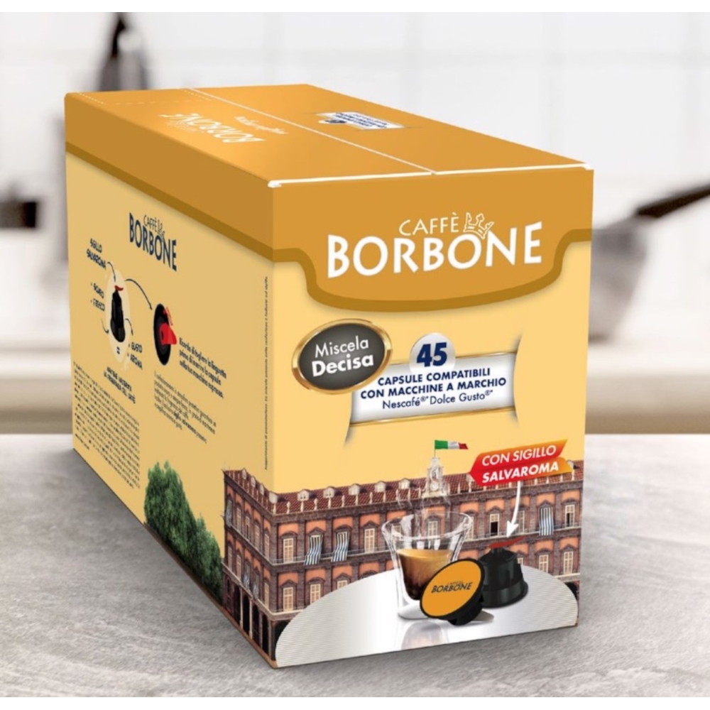 Borbone  BORBONE COMPATIBILI DOLCE GUSTO 45PZ DECISA (NER