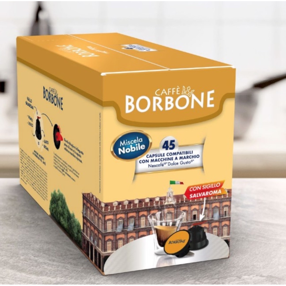 Borbone  BORBONE COMPATIBILI DOLCE GUSTO 45PZ NOBILE (BLU