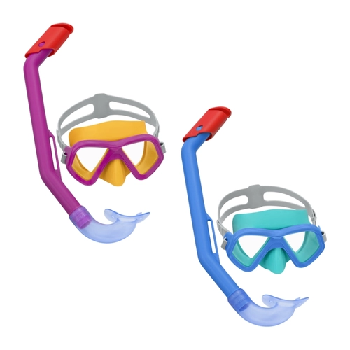 Set snorkeling GLIDER, 3-6 ANNI, INCLUDE: MASCHERA CON LENTI IN POLICARBONATO, BOCCAGLIO ATTACCO BOCCA IN SILICONE, PROTEZIONE UV BRI1421529