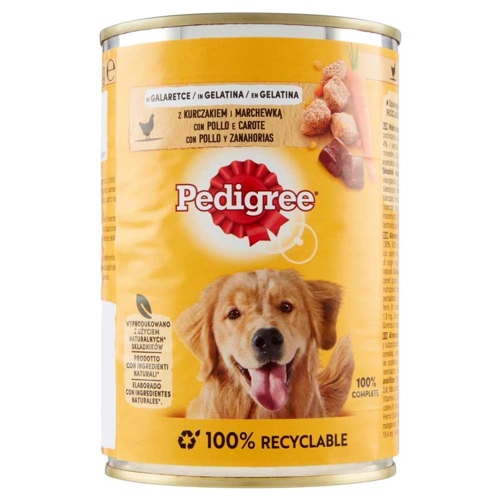Image of Pedigree Pedigree Cibo Umido Cane Pollo&Carote in Gelatina 400g014