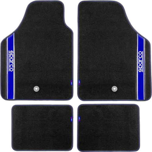 Tappetini auto set tappeto moquette SParco blu/nero BRI1424260