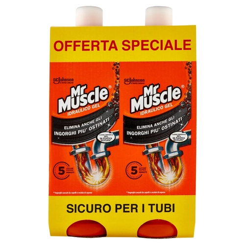 Mr Muscle Idraulico Gel Bipacco Cartone 2x1L BRI1424312