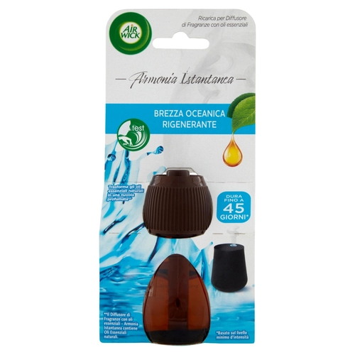 Air Wick Ricarica per Diffusore di Fragranze con oli essenziali Brezza Oceanica Rigenerante 20 mL BRI1425884