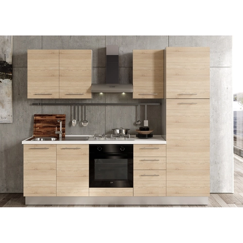 Blocco cucina L255 x P60 x H216 cm BRI1426111