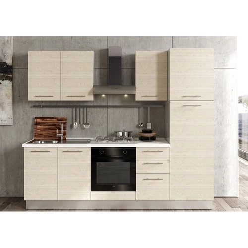 Blocco cucina L255 x P60 x H216 cm BRI1426113