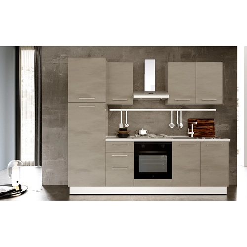 Blocco cucina L255 x P60 x H216 cm BRI1426114