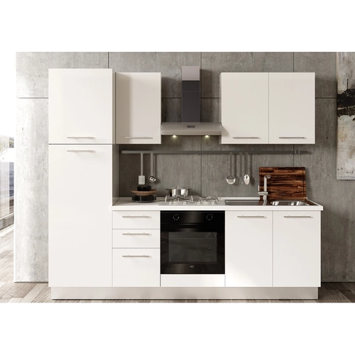 Blocco cucina L255 x P60 x H216 cm BRI1426116