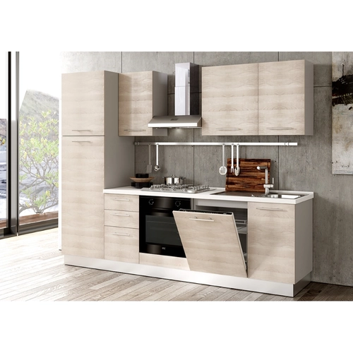 Blocco cucina L270 x P60 x H216 cm BRI1426128