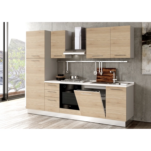 Blocco cucina L270 x P60 x H216 cm BRI1426130