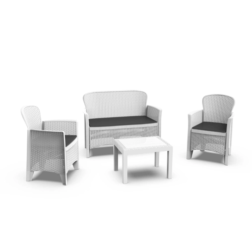 Set Jungle 4 posti in polipropilene / resina BRI1433224