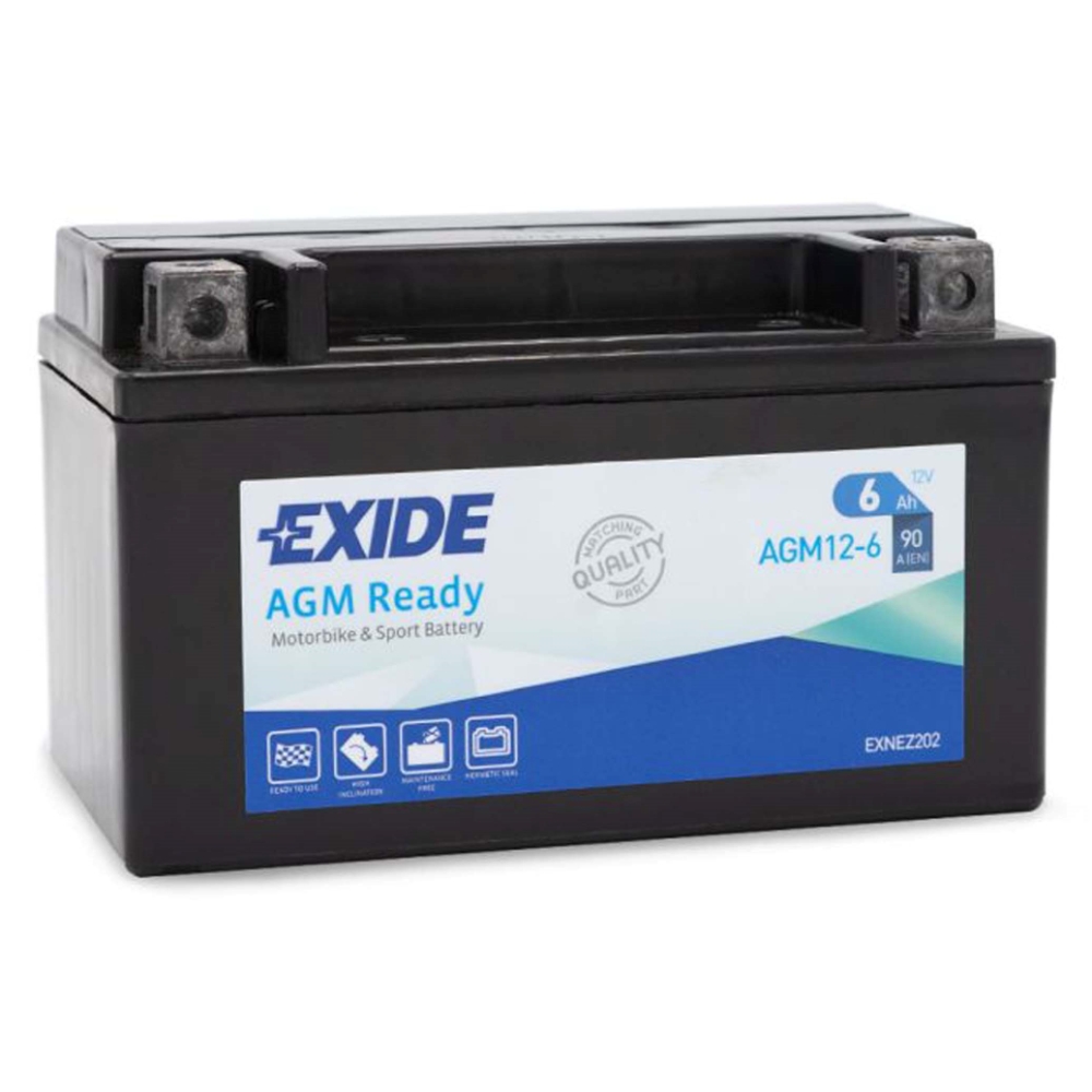 Exide Batteria Moto Exide Potenza 6 Ah