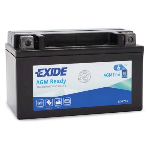 Batteria moto EXIDE potenza 6 Ah BRI1434470