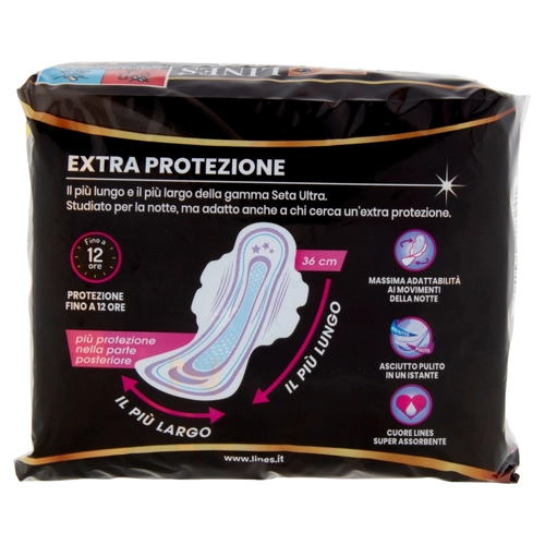 Lines Seta ultra extra con ali 9+1 pz BRI1437899
