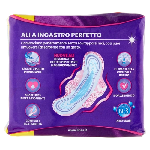 Lines Seta ultra lungo con ali 11+1 pz BRI1437902