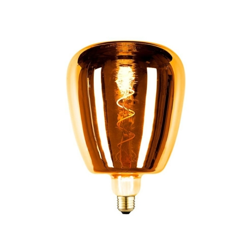 Lampadina decorativa Lampada LED Vintage Filamento Finitura rame Dimmerabile D140 attacco E27 BRI1438514