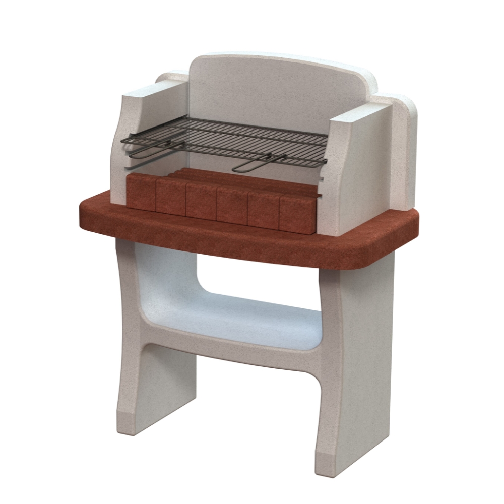 No Brand GRANADA : Barbecue con focolare in