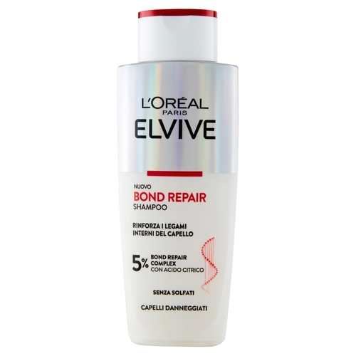 L'Oréal Paris Elvive Bond Repair Shampoo Con Acido Citrico Per Capelli Danneggiati, 200 ml BRI1441625