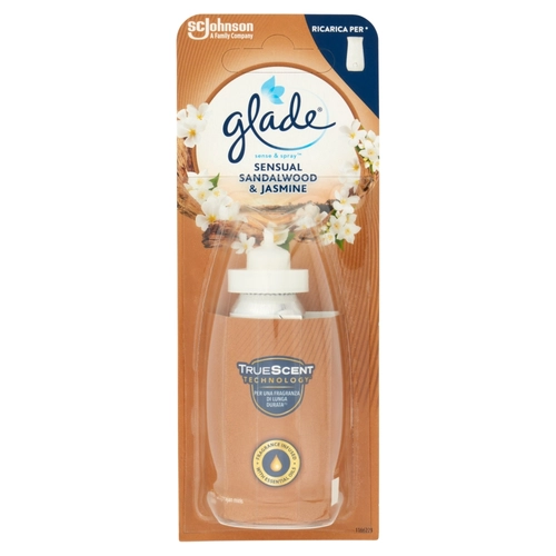 Glade Sense&Spray Ricarica, Profumatore per Ambienti, Sensual Sandalwood & Jasmine 18 ml BRI1441647