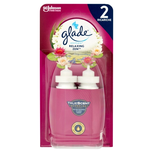 Glade Sense&Spray Doppia Ricarica, Profumatore Ambienti con Sensore, Fragranza Relaxing Zen 2x18ml BRI1441650
