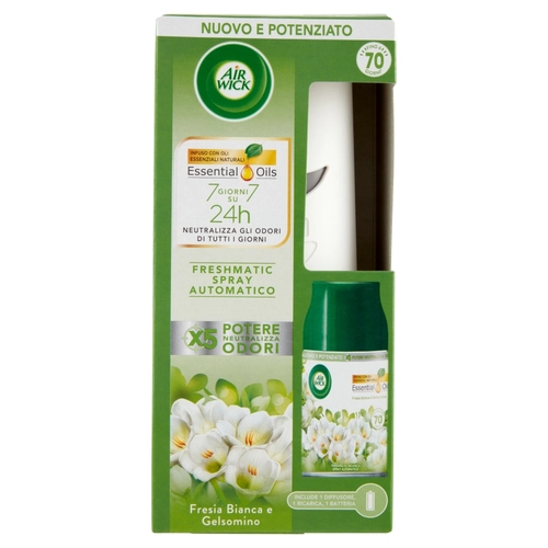 Air Wick Freshmatic Completo Fresia Bianca e Gelsomino Profumatore per ambiente 250 ml BRI1441673