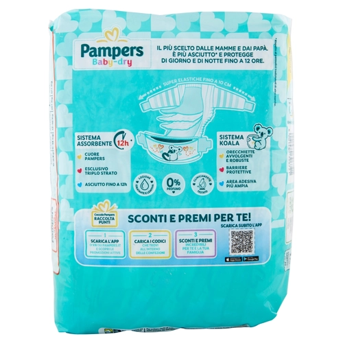 Pampers Baby-dry Maxi 17 pz BRI1443381