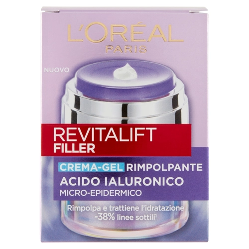 L'Oréal Paris Revitalift Filler Acido Ialuronico Micro-Epidermico Crema-Gel Rimpolpante, 50 ml BRI1443970