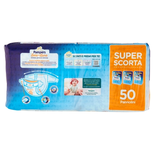 Pampers Sole e Luna 4 Maxi 50 pz BRI1444016