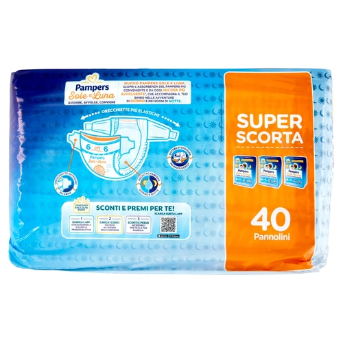 Pampers Sole e Luna XL 40 pz BRI1444019