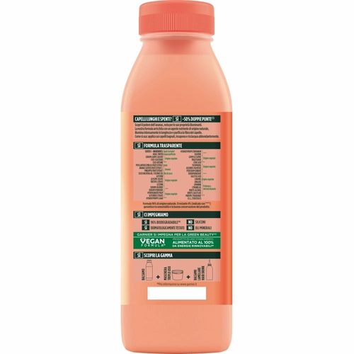 Garnier Shampoo Lunghezze Luminose Fructis Hair Food Ananas, per capelli lunghi e spenti, 350 ml BRI1445075