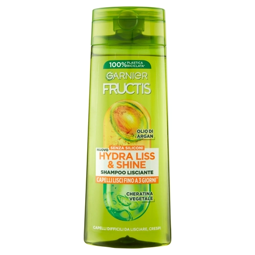 Garnier Fructis Shampoo Hydra Liss & Shine, shampoo lisciante, 250 ml BRI1446511