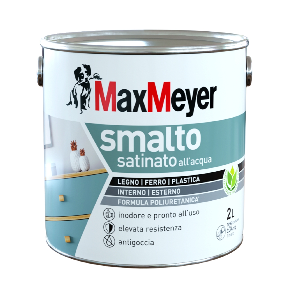 MaxMeyer SM. ALL'ACQUA PU SATIN BASE NEUTRA 1,8 L