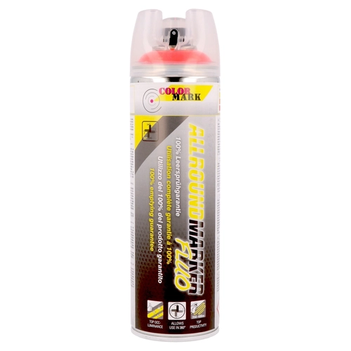 Vernice spray ALLROUNDMARKER 360° rosso da 0,5 L BRI1451830