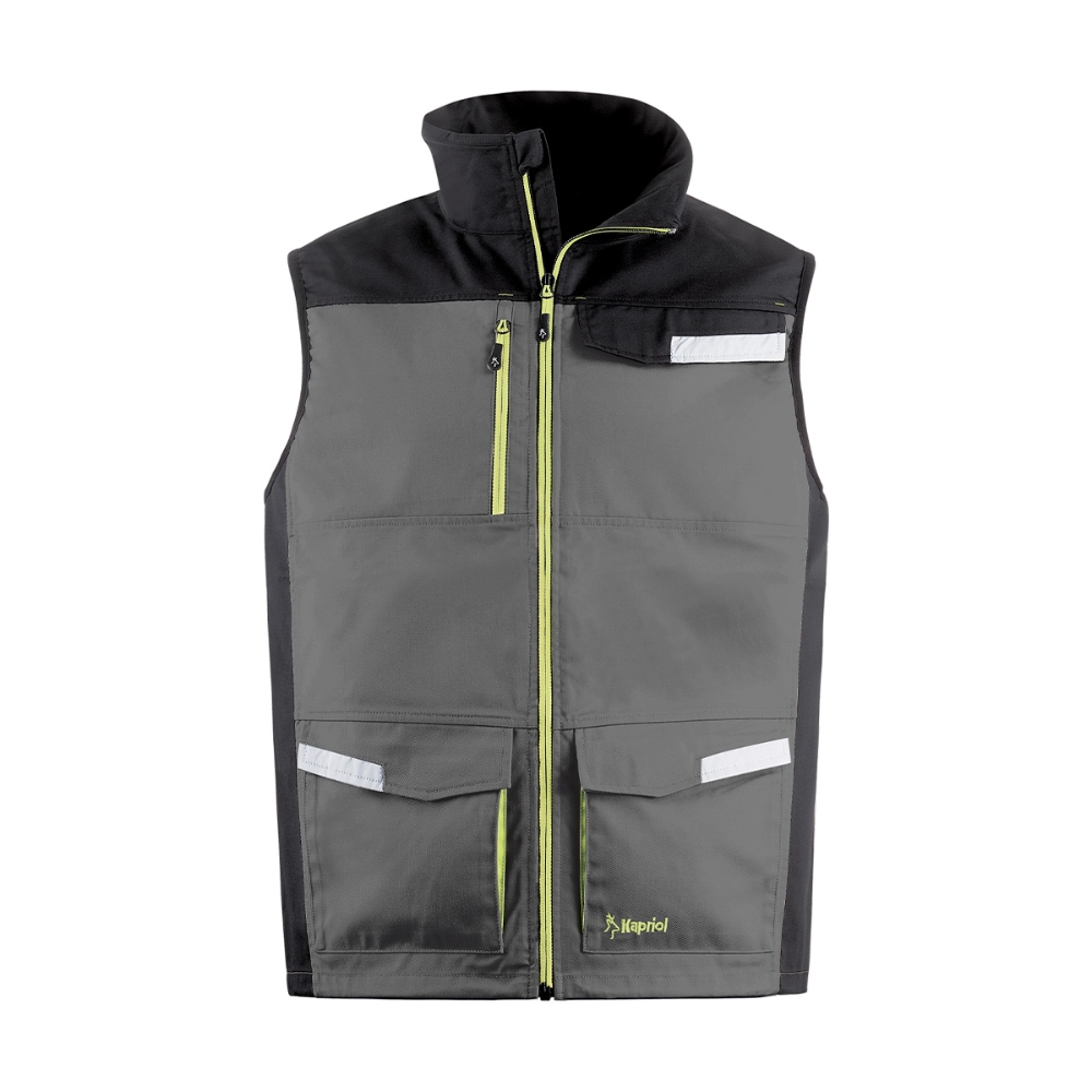 KAPRIOL Gilet GILET KAVIR GRIGIO/NERO L taglia L