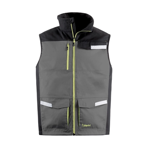 Gilet GILET KAVIR GRIGIO/NERO L taglia L BRI1452913