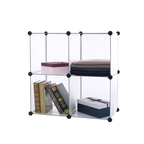 Scaffale in kit, 4 scomparti BRI1455894